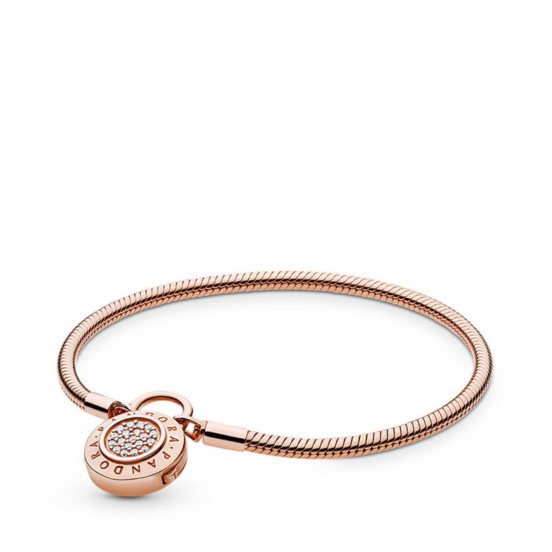 Pandora Rose™ Smooth Bracelet NZ, Pandora Rose™ (871456-HOL)